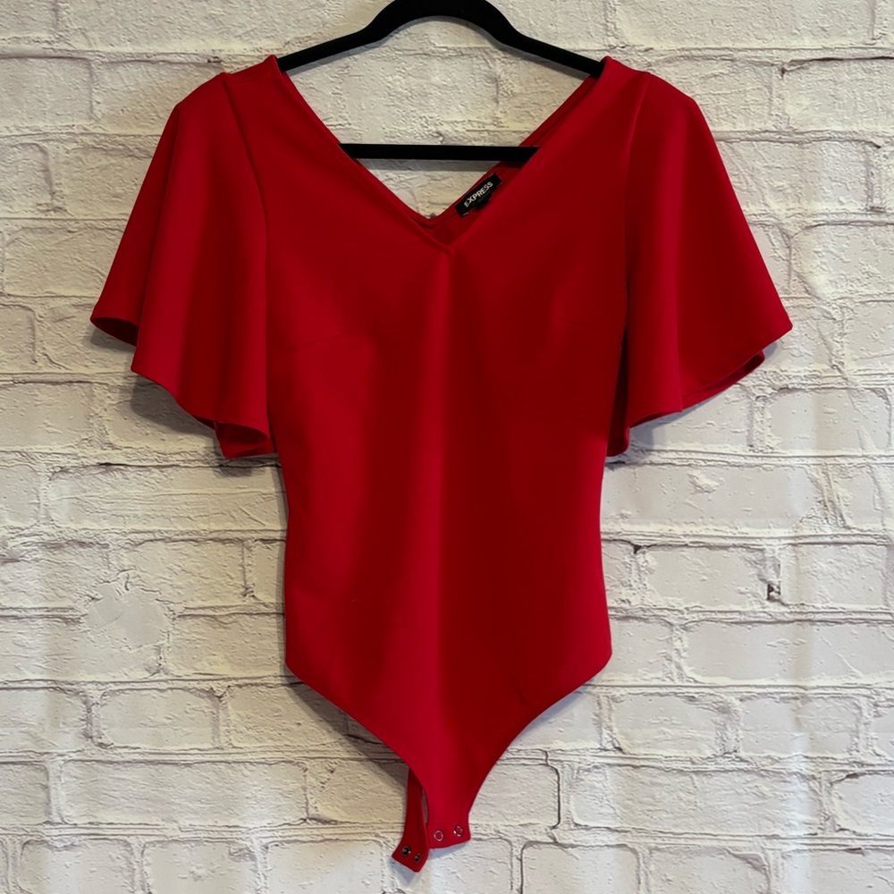 Express Flutter Sleeve Bodysuit